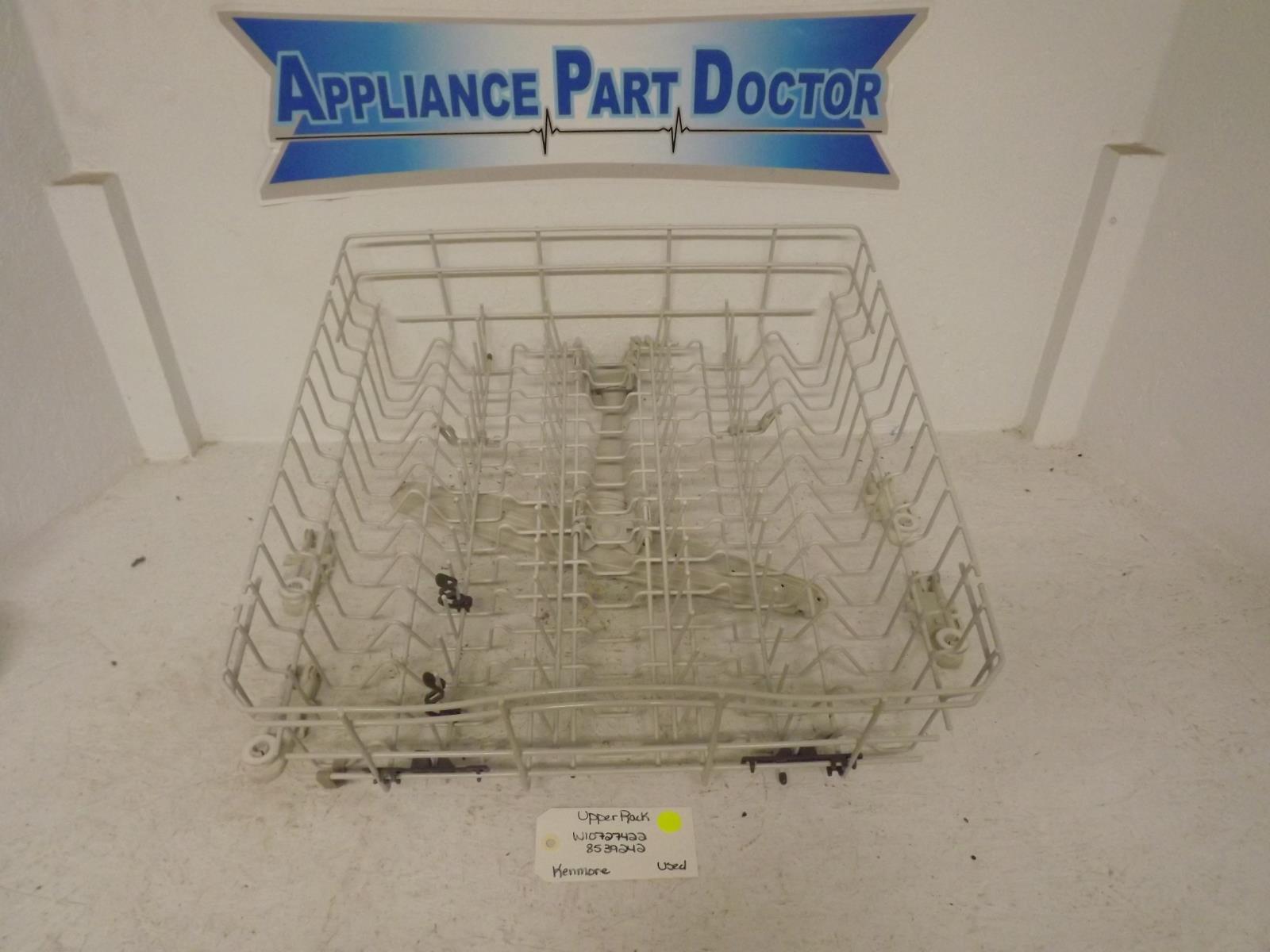 Kenmore Dishwasher W10727422 8539242 Upper Rack Used Kenmore Dishwasher W10727422 8539242 Upper Rack Used